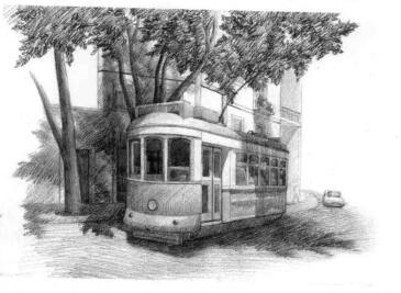 街景素描铺色画法步骤03